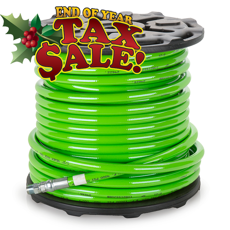 Varco Green Jetterflex Lateral Line Hose - 4000  PSI